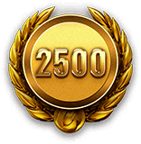 2500 золота